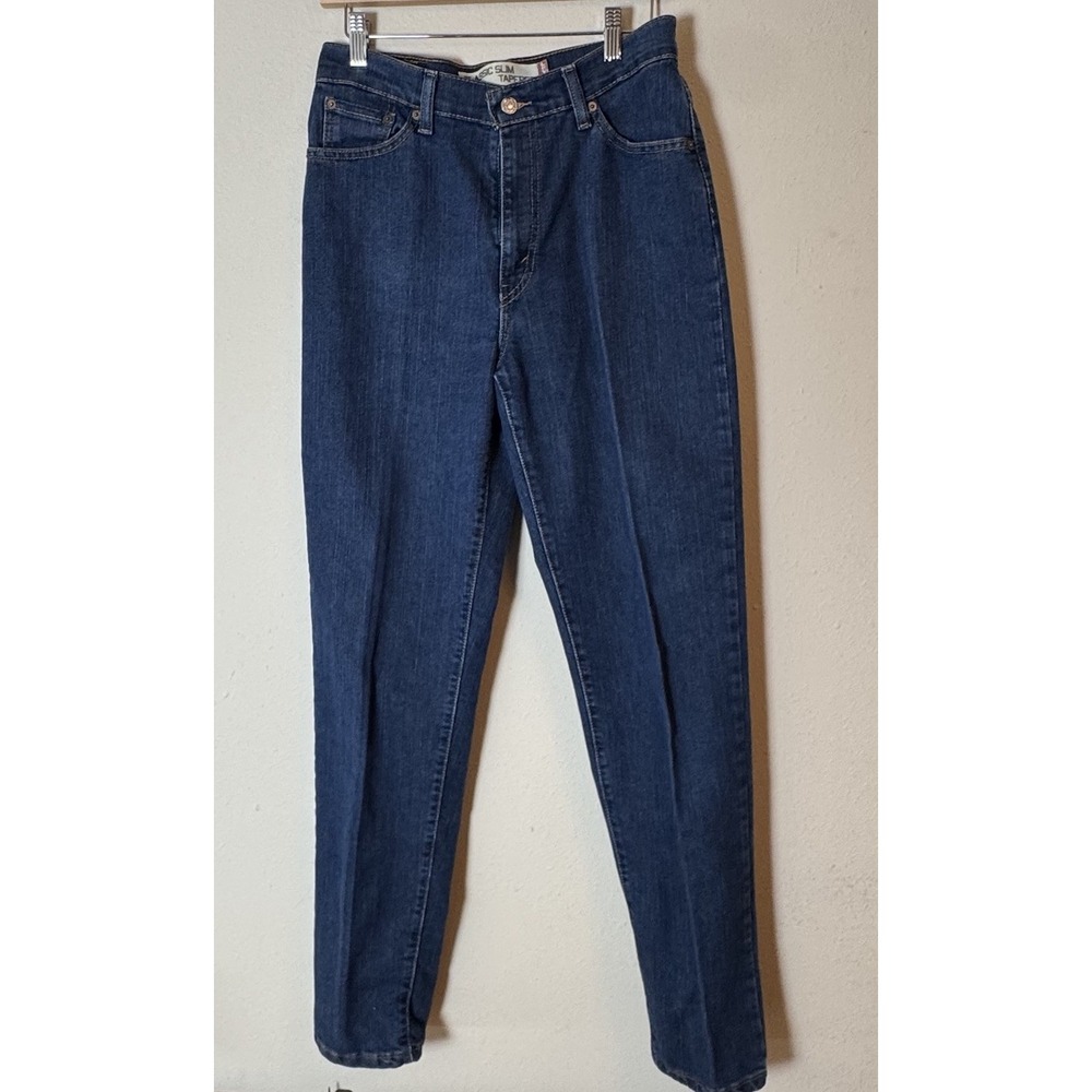 Vintage Levi's 512 Jeans Womens 10 Long Classic Slim Tapered Leg Stretch Denim